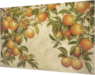 Zdjęcie produktu dla Tapeta ścienna – tapeta dekoracyjna do salonu – folia tapetowa do dekoracji ścian – 104 x 70 cm – gałązki z owocami