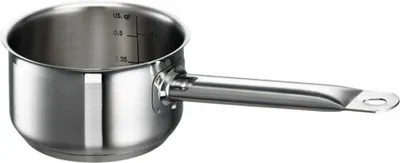 Produktbild von Schulte-Ufer Mini-Stieltopf Little Lilly, Kleiner Topf, Edelstahl 18/10, Ø 12 cm, 800 ml, 64028-12