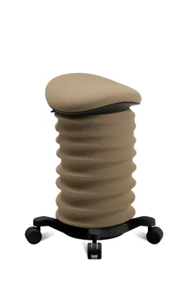 Produktbild von Topstar Sitness 4D mit Rollen braun/schwarz ergonomischer Sitzhocker, Aktivhocker gegen Rückenschmerzen