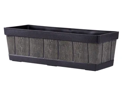 Productafbeelding van Nohel Garden Bloempot WOODEFF, natuurlijke decoratie, hout, 47x15x17 cm