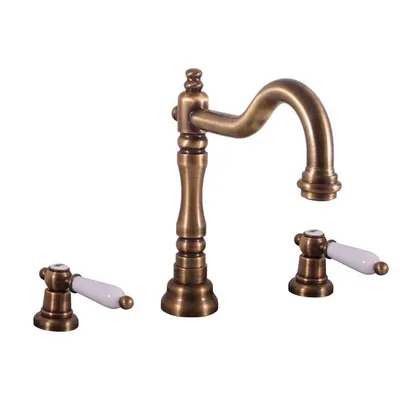 Obrázek produktu pro MORAVA RETRO - Umyvadlová baterie s výpustí, Stará mosaz (Bronz) MK532.0SM, RAV Slezák