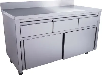 Produktbild von Saro Schiebetürenschrank - 3 Schub.1600X700Mmaufkantung