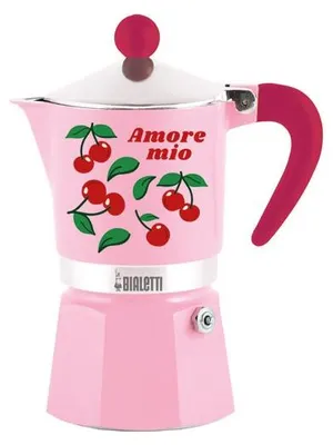 Obrázok produktu pre Bialetti RAINBOW, Moka kanvica, 0,15 L, Modrá, Žltá, Nerezová oceľ, Hliník, 3 šálok, Polyamid