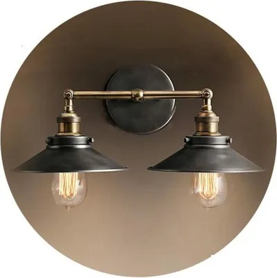 Produktbild von Edm E27 63x29 Cm 60w Wandleuchte Golden  Golden One Size