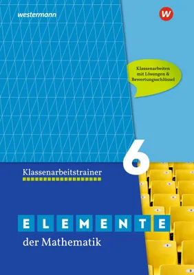 Produktbild von Elemente der Mathematik Klassenarbeitstrainer 6. G9 in Nordrhein-Westfalen