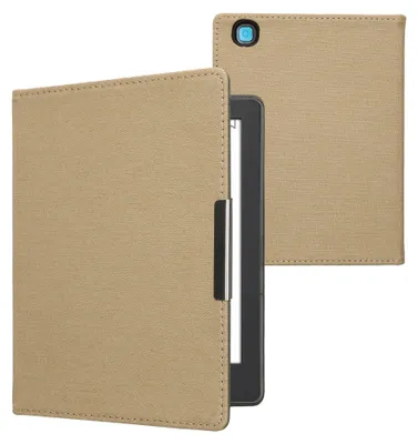 Produktbild von kwmobile Klapphülle kompatibel mit Kobo Aura H2O Edition 2 - Schutzhülle e-Reader - Hülle eReader - Beige