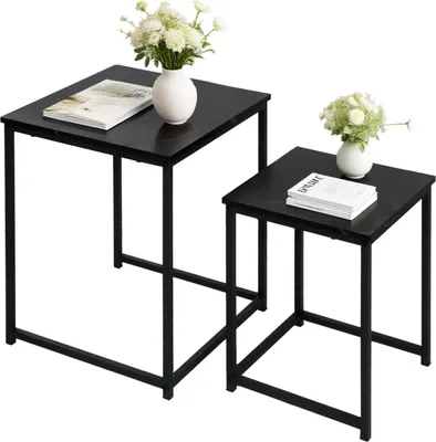 Produktbild von Quadratischer Sofatisch Set Couchtisch 2er Set 30x40CM/40X50CM