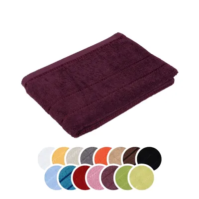 Produktbild von liebling Duschtuch, 100% Baumwolle, Serie Potsdam, 70 x 140 cm, 60 Grad waschbar, trocknergeeignet, Farbe: brombeere