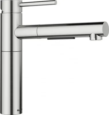 Produktbild von BLANCO ALTA-S II Küchenarmatur Wasserhahn Hochdruck PVD steel Schlauchbrause