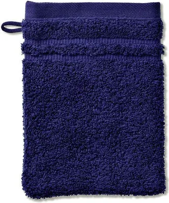 Productafbeelding van Waslappen Leonora, 100% katoen, blauw