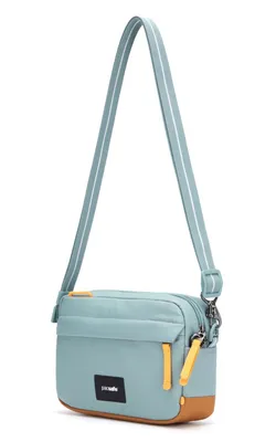 Image de pacsafe sac à épaule bandoulière Go Crossbody Bag Fresh Mint bleu gris