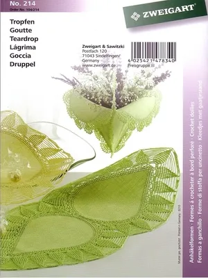 Produktbild von Zweigart Häkelidee - Tropfen No. 214