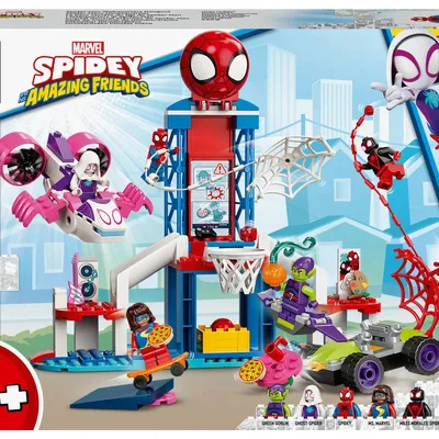 Image de LEGO Marvel Super Héros Le QG Web de Spider-Man