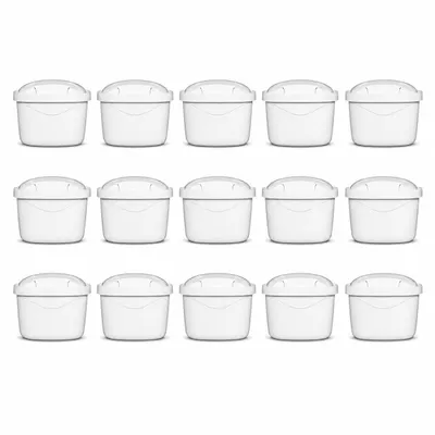 Produktbild von Sillar Wasserfilter 15er-Set – Ersatzkartuschen für Dafi, Brita, Aquaphor, Philips