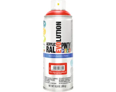 Obrázek produktu pro Barva ve spreji PINTYPLUS EVO vodní báze 400ml RAL3000
