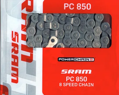 Produktbild von SRAM PC 850 Kette 8 fach 3/32 Fahrradkette 8 Speed Kettenschaltung