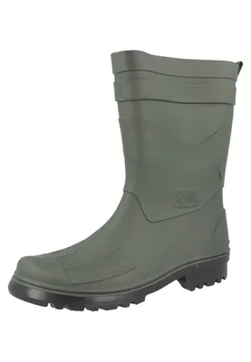 Image de Bottes en caoutchouc Bockstiegel en grandes tailles Vert Dirk - Olive/Noir grandes chaussures pour hommes/femmes