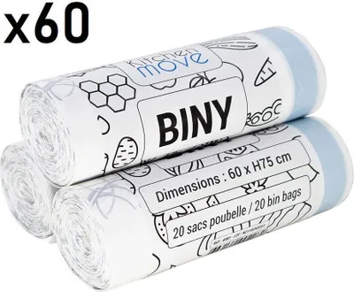Produktbild von 60 Müllsäcke BINY 50l