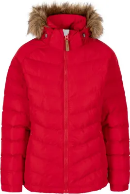 Image de Trespass Veste matelassée Nadina pour femme, imperméable TP4130 (L) (Rouge)