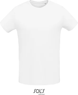 Immagine prodotto di SOLs 02855 | Uomo Martin Maglietta - '155 Jersey 100% cotone pettinato - Colore: Bianco - Taglia: L