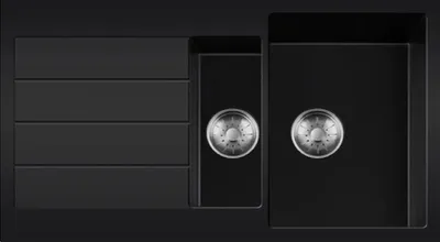 Produktbild von Togo Spülbecken 1534BQ44DB-T-Inox Schwarz