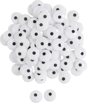 Produktbild von VBS XXL Kunststoff-Augen, 100 Stück, Ø 12mm