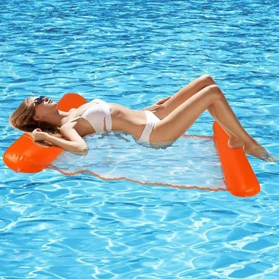 Immagine prodotto di Materasso gonfiabile da piscina, lettino galleggiante per adulti, tappetino da bagno