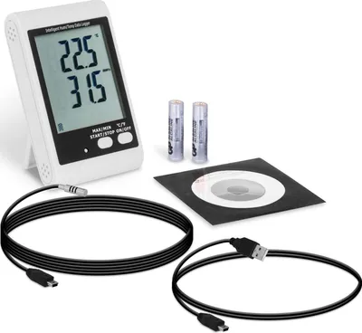Produktbild von Datalogger Steinberg Systems teplota + vlhkost - LCD - (-40) až +125 °C - 0 až 100 % rH - ext. senzor