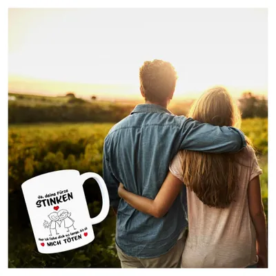 Produktbild von Ja, deine Fürze stinken, aber ich liebe dich trotzdem Tasse als Geschenk für ihn zum Valentinstag, Jahrestag, Geburtstag oder Hochzeitstag