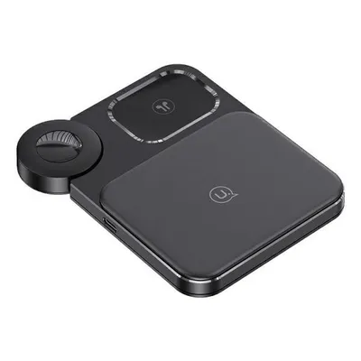 Image de Usams Charge. Inductive 3W1 15W Noir/Noir Cd190Wxc01 (Us-Cd190)