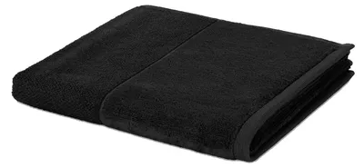 Produktbild von MÖVE Bamboo Luxe, Baumwolle, Viskose, Schwarz, Einfarbig, 30 x 50 cm, 1 Stück(e), 630 g/m²