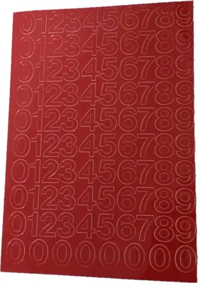 Immagine prodotto di Lettere e numeri autoadesivi