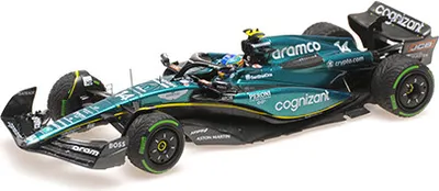 Zdjęcie produktu dla Aston Martin Aramco Cognizant F1 Team AMR23 #14 2nd Monaco GP 2023 - 1:43 - Minichamps