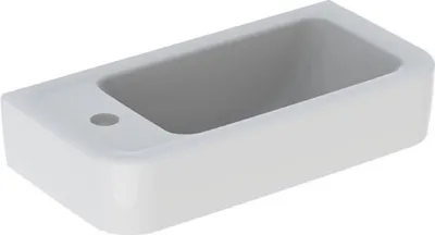 Produktbild von VIGOUR Handwaschbecken clivia eckig 50x25 cm weiß