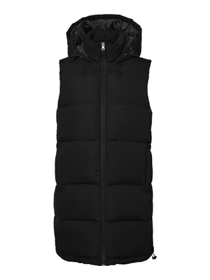 Produktbild von Noisy May Weste Damen NMAurora Hood Vest schwarz S