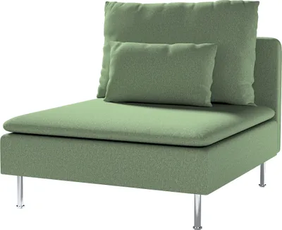 Produktbild von Dekoria Bezug für Söderhamn Sitzelement 1, grün, Bezug für Sitzelement 1