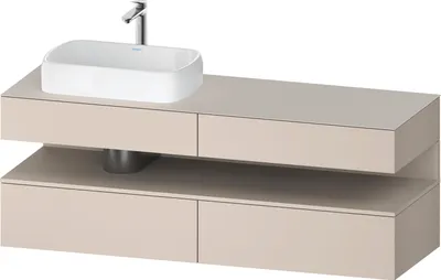 Produktbild von DURAVIT QA4777083910000 QAT KWTU WH Eck 1600x550x600 Tp. Mt.