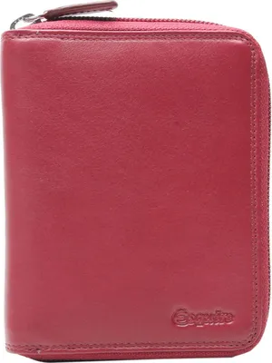 Produktbild von Esquire Geldbörse Duo Zip Around Wallet Red dunkelrot