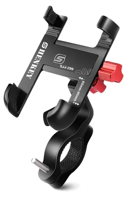 Immagine prodotto di Supporto per telefono da bicicletta - alluminio, regolabile a 360°
