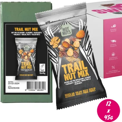 Immagine prodotto di NOY NUTS 70104495 NOY NUTS TRAIL NUT MIX 12 x 45,0 g