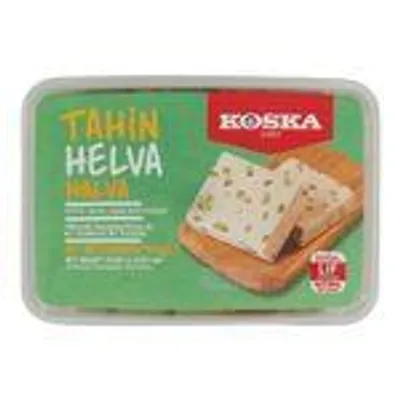 Produktbild von Koska Tahin Helva mit Pistazien – 700 g – Orientalische Süßware aus Sesam