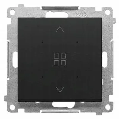 Productafbeelding van Simon 55 TEZ1G.01/149, Bedieningspaneel voor rolluiken, zwart, mat