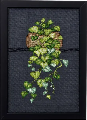 Obrázok produktu pre Permin výšivka krížom-krážom "Heart Leaf Philo.", počítaný vzor, 20x29cm, 92-8417
