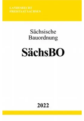 Produktbild von Sächsische Bauordnung SächsBO 2022
