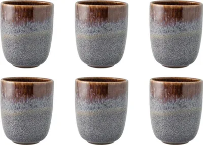 Zdjęcie produktu dla Multipak Villeroy & Boch Lave beżowy kubek bez uchwytu - 6 sztuk