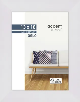 Obrázek produktu pro Dřevěný rám Nielsen Accent Oslo 13x18 cm bílý