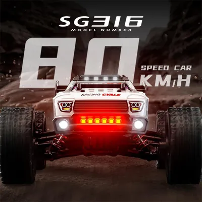 Produktbild von RC-Auto – ferngesteuertes Auto – Rennbuggy – RC-Lkw – Geländefahrzeug – Maßstab 1:16 – Geschwindigkeit: 80 km/h