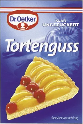 Produktbild von Dr. Oetker - Tortenguss - klar Ungezuckert - 3er 36g (blau)