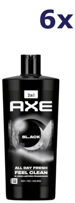 Produktbild von 6x AXE Duschgel Black 700 ml