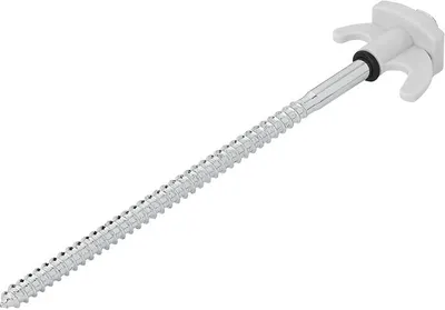 Obrázok produktu pre Stanový kolík 20 cm kovový priskrutkovateľný s plastovým háčikom